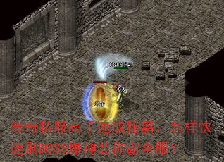 传奇私服高手速成秘籍:怎样快速刷BOSS爆神装称霸全服? 传奇私服高手速成秘籍:怎样快速刷BOSS爆神装称霸全服?
