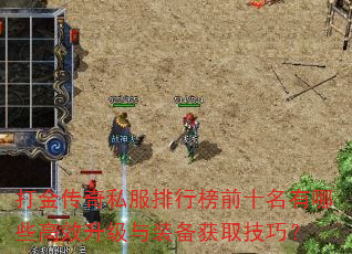 打金传奇私服排行榜前十名有哪些高效升级与装备获取技巧? 打金传奇私服排行榜前十名有哪些高效升级与装备获取技巧?