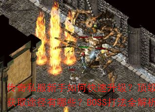 传奇私服新手如何快速升级?顶级装备获取途径有哪些?BOSS打法全解析 传奇私服新手如何快速升级?顶级装备获取途径有哪些?BOSS打法全解析
