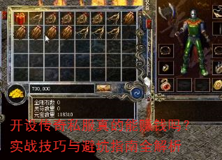 开设传奇私服真的能赚钱吗?实战技巧与避坑指南全解析 开设传奇私服真的能赚钱吗?实战技巧与避坑指南全解析