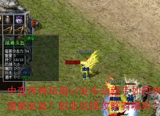 中变传奇私服sf发布站新手如何快速刷装备?职业选择攻略有哪些? 中变传奇私服sf发布站新手如何快速刷装备?职业选择攻略有哪些?