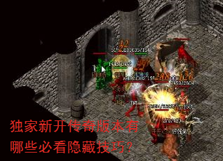 独家新开传奇版本有哪些必看隐藏技巧? 独家新开传奇版本有哪些必看隐藏技巧?