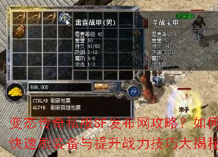 变态传奇私服SF发布网攻略?如何快速刷装备与提升战力技巧大揭秘 变态传奇私服SF发布网攻略?如何快速刷装备与提升战力技巧大揭秘