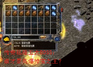 ����˽�����BOSS��˭���Ǹ߱�����֮����