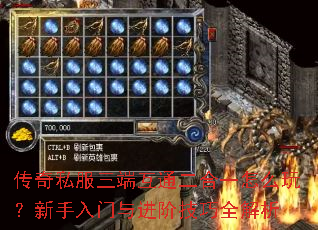 传奇私服三端互通二合一怎么玩?新手入门与进阶技巧全解析 传奇私服三端互通二合一怎么玩?新手入门与进阶技巧全解析