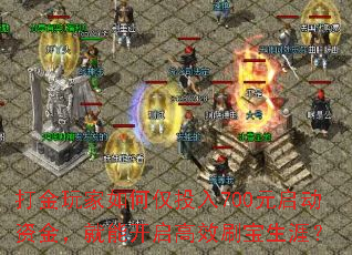 ��������ν�Ͷ��700Ԫ�����ʽ𣬾��ܿ�����Чˢ�����ģ�