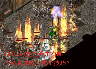 176私服复古合击有哪些必备攻略和进阶技巧? 176私服复古合击有哪些必备攻略和进阶技巧?