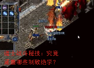 道士战斗秘技:究竟涵盖哪些制敌绝学? 道士战斗秘技:究竟涵盖哪些制敌绝学?