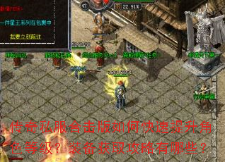 传奇私服合击版如何快速提升角色等级?装备获取攻略有哪些? 传奇私服合击版如何快速提升角色等级?装备获取攻略有哪些?