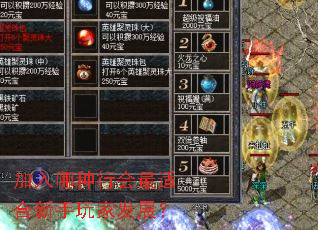 加入哪种行会最适合新手玩家发展? 加入哪种行会最适合新手玩家发展?