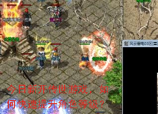 今日新开传世游戏,如何快速提升角色等级? 今日新开传世游戏,如何快速提升角色等级?