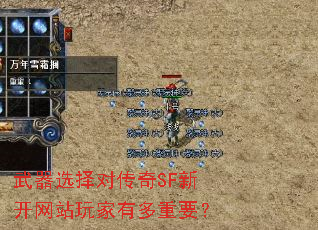 武器选择对传奇SF新开网站玩家有多重要? 武器选择对传奇SF新开网站玩家有多重要?
