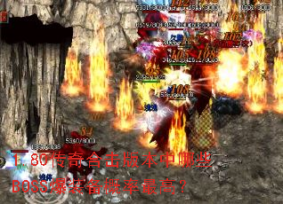 1.80����ϻ��汾����ЩBOSS��װ��������ߣ�