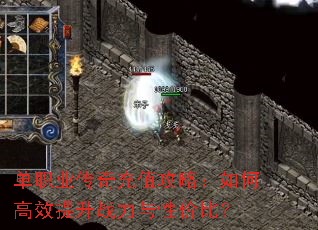 单职业传奇充值攻略:如何高效提升战力与性价比? 单职业传奇充值攻略:如何高效提升战力与性价比?