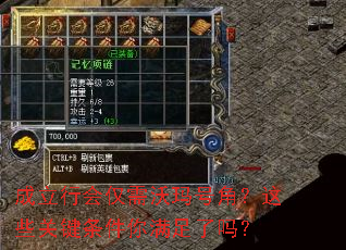 成立行会仅需沃玛号角?这些关键条件你满足了吗? 成立行会仅需沃玛号角?这些关键条件你满足了吗?