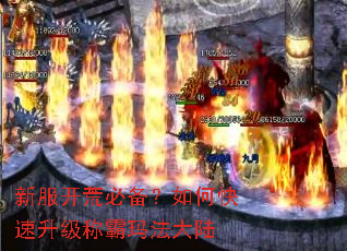 新服开荒必备?如何快速升级称霸玛法大陆 新服开荒必备?如何快速升级称霸玛法大陆