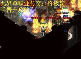 九界单职业传奇：终极新手晋升攻略