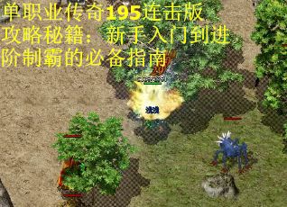 单职业传奇195连击版攻略秘籍：新手入门到进阶制霸的必备指南