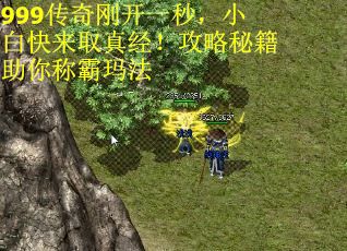 999传奇刚开一秒，小白快来取真经！攻略秘籍助你称霸玛法
