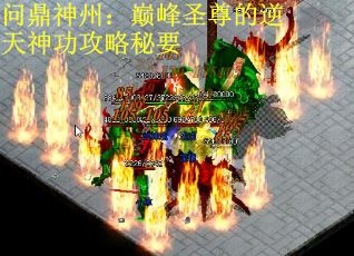 问鼎神州：巅峰圣尊的逆天神功攻略秘要