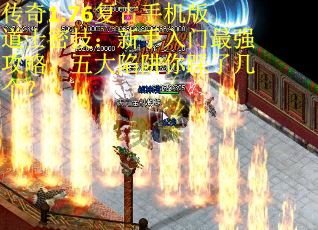 传奇1.76复古手机版道士密技：新手入门最强攻略，五大陷阱你踩了几个？