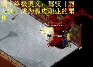 战士终极奥义：驾驭「烈火剑」成为脆皮职业的噩梦 第2张